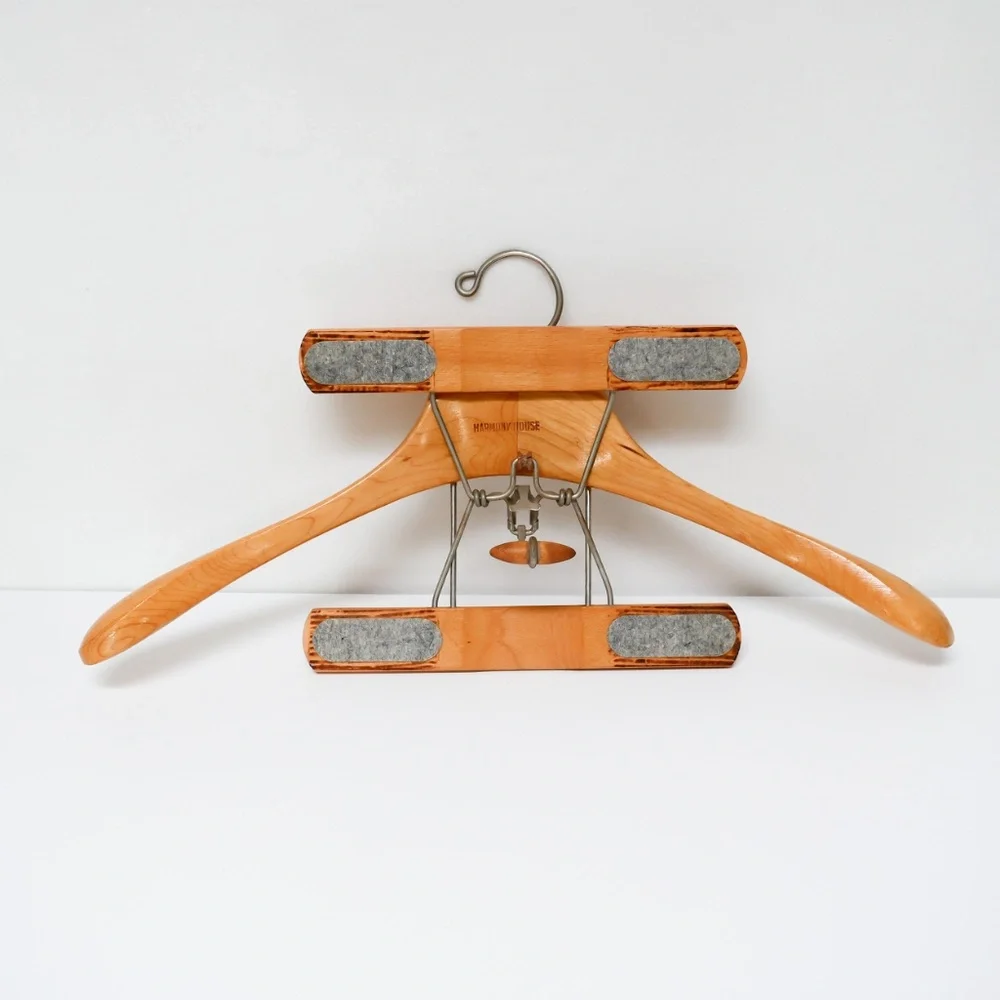 Vintage Harmony House Suit Jacket & Pants wooden hanger